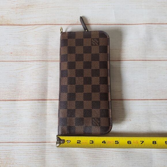 Louis Vuitton Large Damier Brown Wallet Entrupy Authentication included - Picture 12 of 16